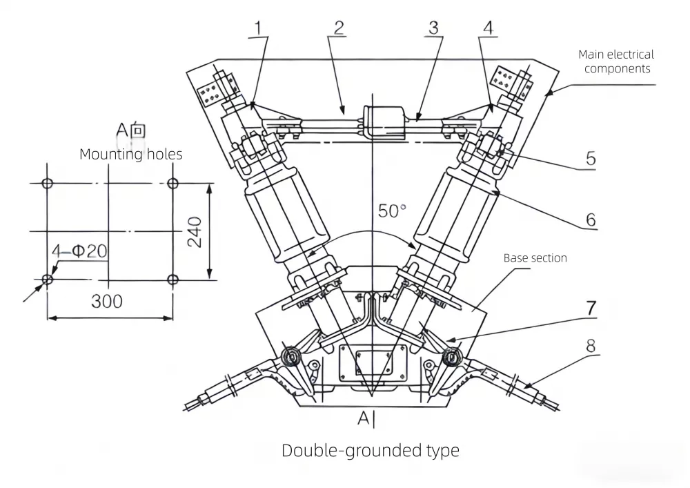 40.5KV Outdoor Disconnecting Switch